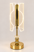 Luxury LED Crystal Table Lamp | Rechargeable Touch Sensor Decorative Lamp